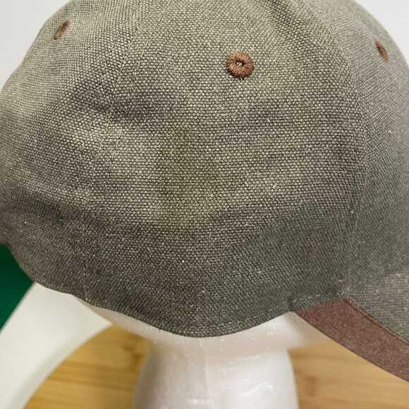 Walt Disney World Parks Brown Baseball Dad Hat Metal Logo Heavy Canvas Khaki - Picture 6 of 9